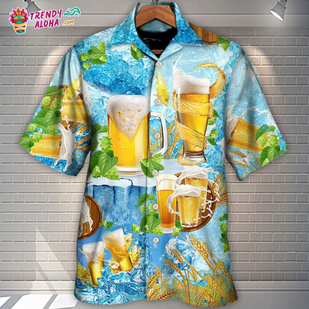 Beer Make Everyone Happy Hawaiian Shirt Trendy Aloha Trendy Aloha