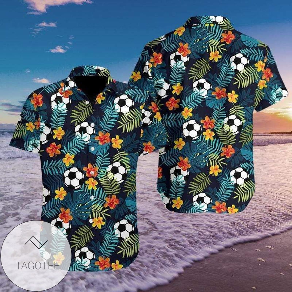 Find Soccer Simple Hibiscus Hawaiian Shirts Fantastic 0309 Trendy Aloha