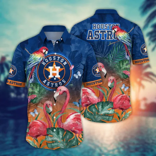 Houston Astros MLB Hawaiian Shirt Summertime Aloha Shirt - Trendy Aloha