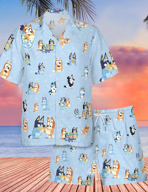 Bluey Hawaiian Shirts