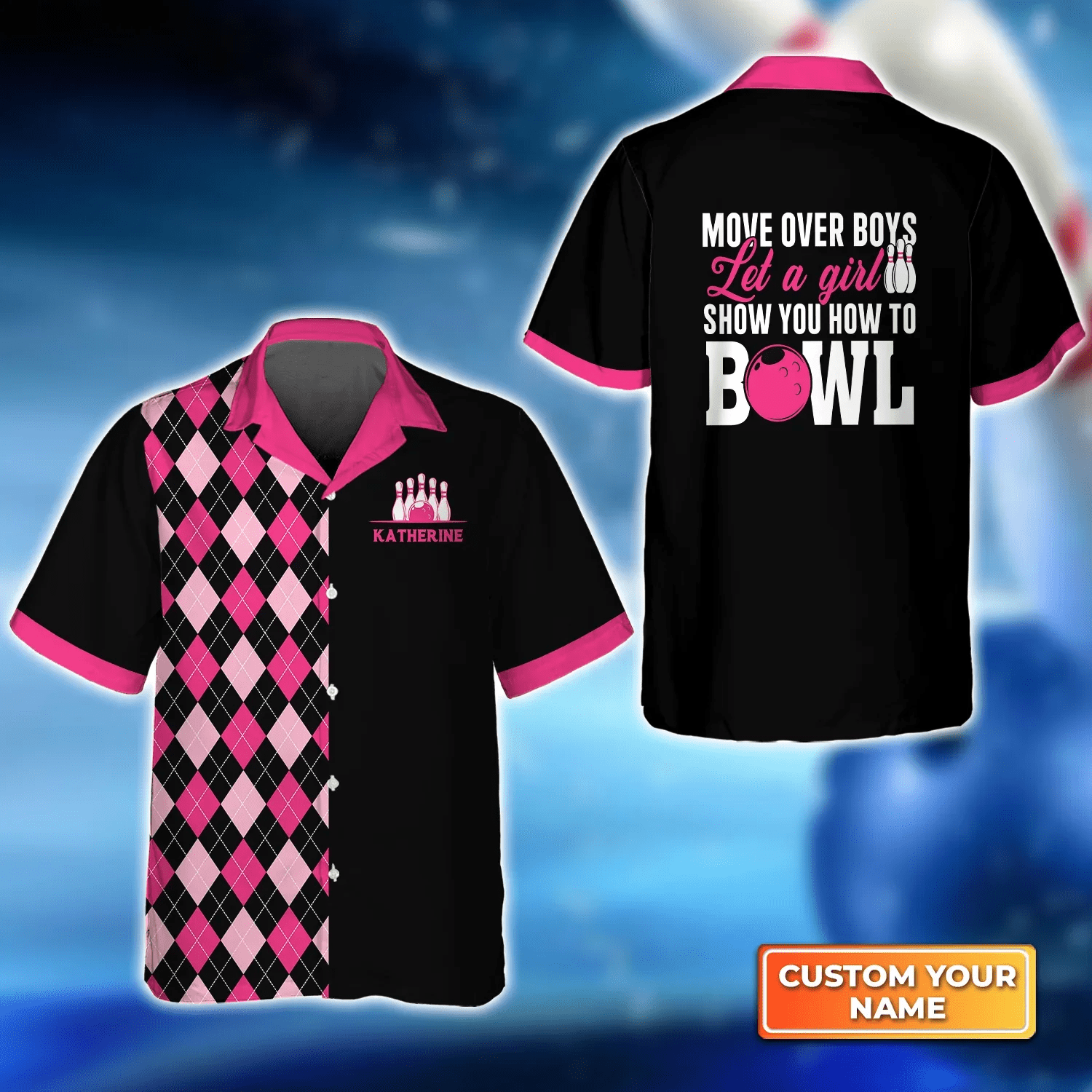 Mens Bowling Shirts Trendy Aloha