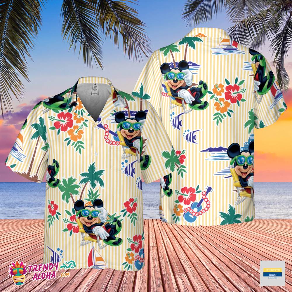 Disney Hawaiian Shirts Trendy Aloha