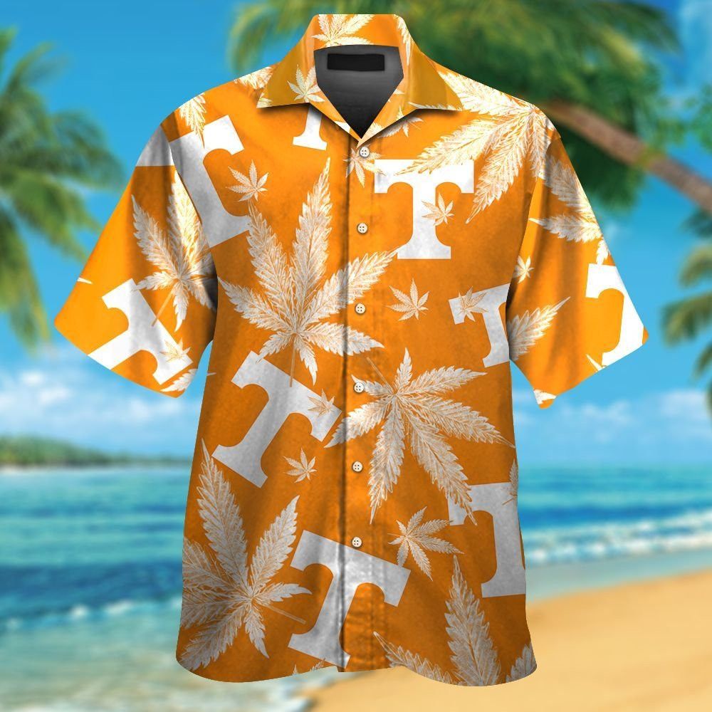 Tennessee Volunteers Short Sleeve Button Up Tropical Hawaiian Shirt