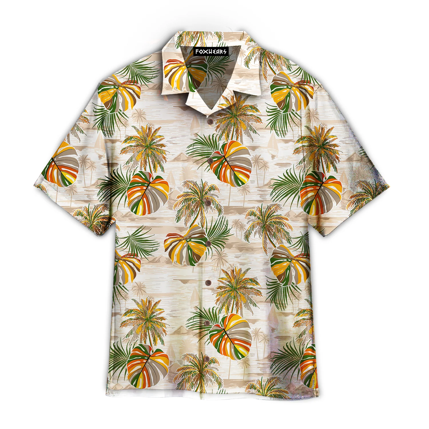 Johnston Modern Tartan Vintage Leaves Hawaiian Shirt main image 0